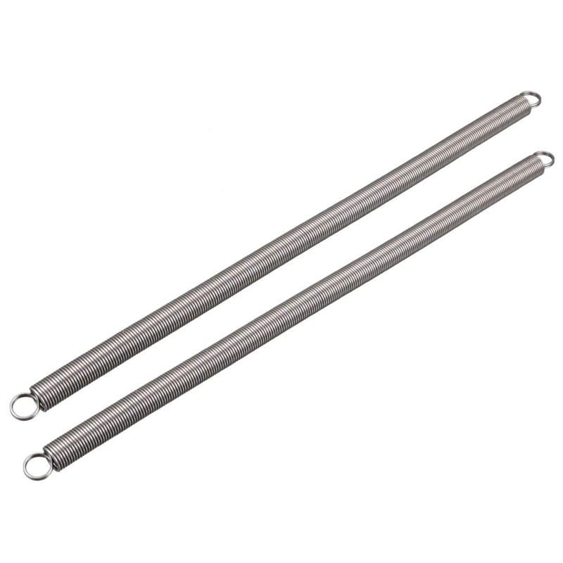 sourcing map Ressort de Traction Ressort de Tension Ressorts d'Extension 1.2mm Fil Dia, 12mm OD, 300mm Libre Longueur Ressort Ac