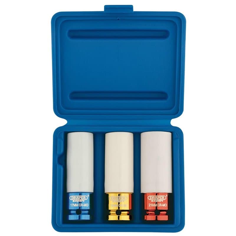 Draper 30630 Hi-torche Expert Écrou de roue de prises pour roues en alliage, Multicolore