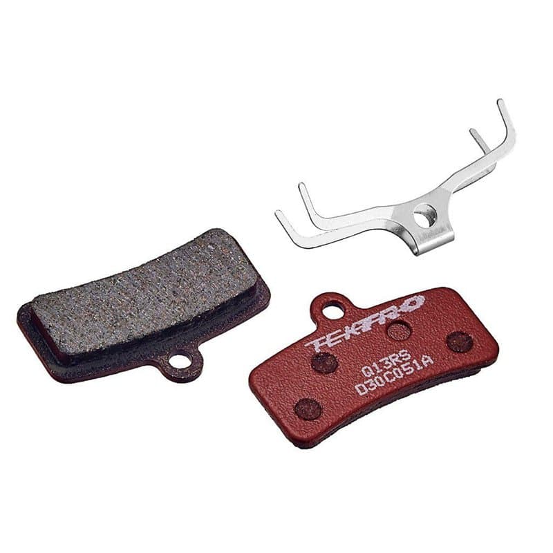 Plaquettes de frein Q13RS - résine 4 piston - la paire - rouge ( BA4052 )