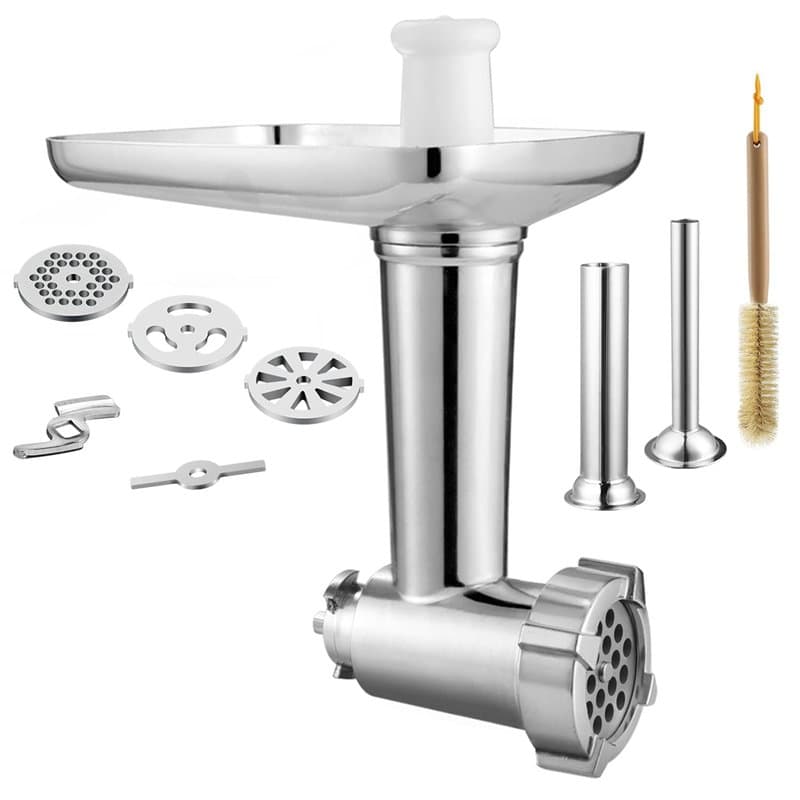 Gdrtwwh Accessoire hachoir à viande Convient aux robots culinaires Kenwood Chef (KVC, KVL, KCC) et kMix (KMX), avec 2 tubes de r