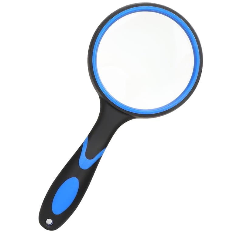 Loupe de lecture, 75 mm, loupe de lecture, loupe à main, loupe de bijoutier, pour les personnes âgées, les enfants, les bijoutie