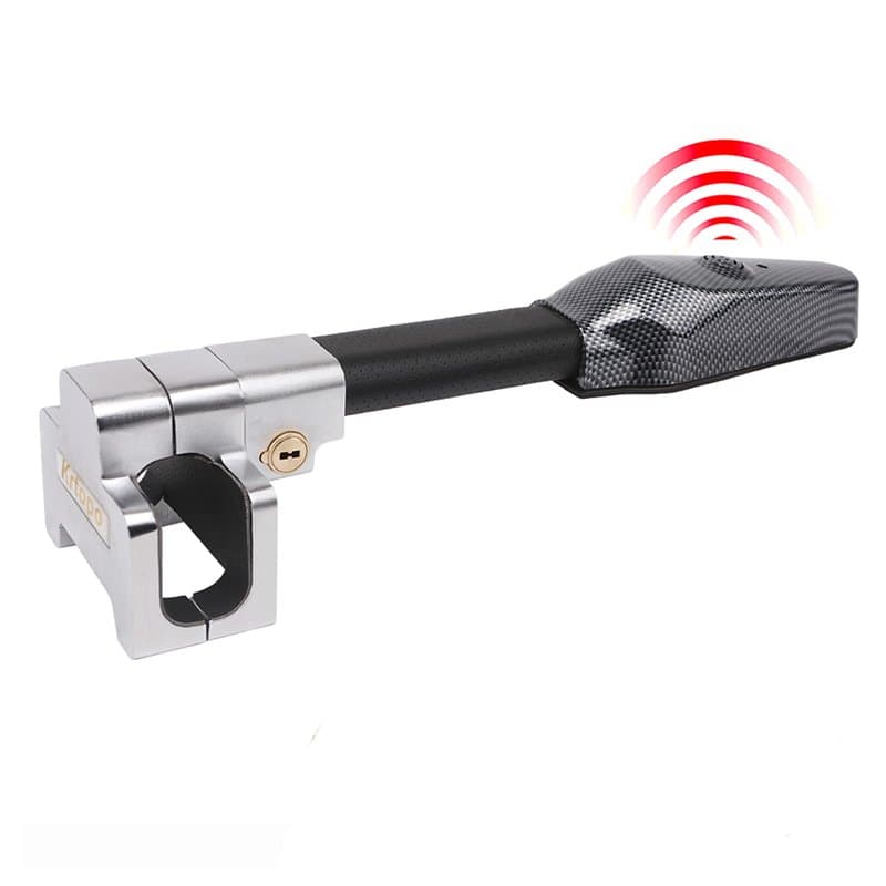 Canne Voiture Alarme Antivol Verrouillage De Volant De Sécuritéde Sécurité Anti-vol Protection Antivol T-Lock Universelle