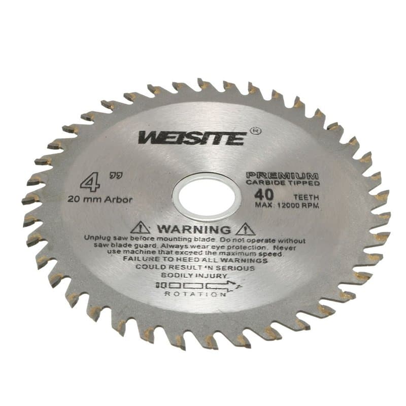 sourcingmap fendre roue Lame scie Disque 110mm x 20mm x 40T