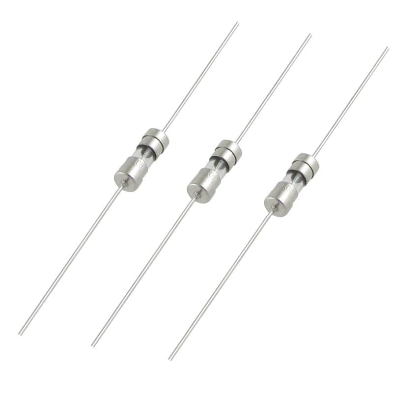 sourcing map 10pcs Cartouche Verre Lente Fusion Axial Fusible 3.6x10mm 250V 10A