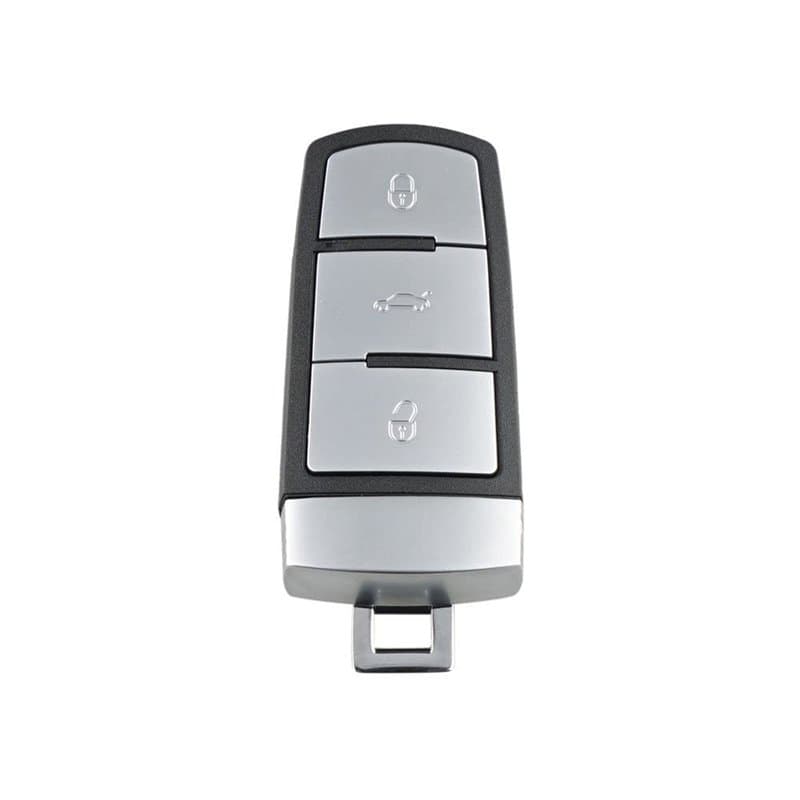WANGCL Clé télécommande 3 boutons 433 MHz ID48 W/cutter pour Magotan Passat CC 3C0959752BA