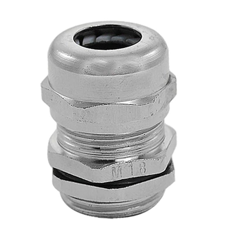 sourcingmap Presse-étoupe étanche Connecteur M18 en acier inoxydable
