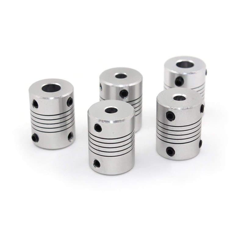 ARCELI 5PCS Couplages Flexible 5mm à 8mm NEMA 17 Coupleur D'arbre pour RepRap 3D Imprimante Prusa i3 ou Machine CNC