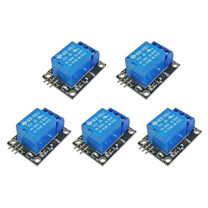 ICQUANZX ARCELI 5 PCS 5 V Un Canal Relais Module Bouclier pour PIC AVR DSP Arm pour arduino Relais