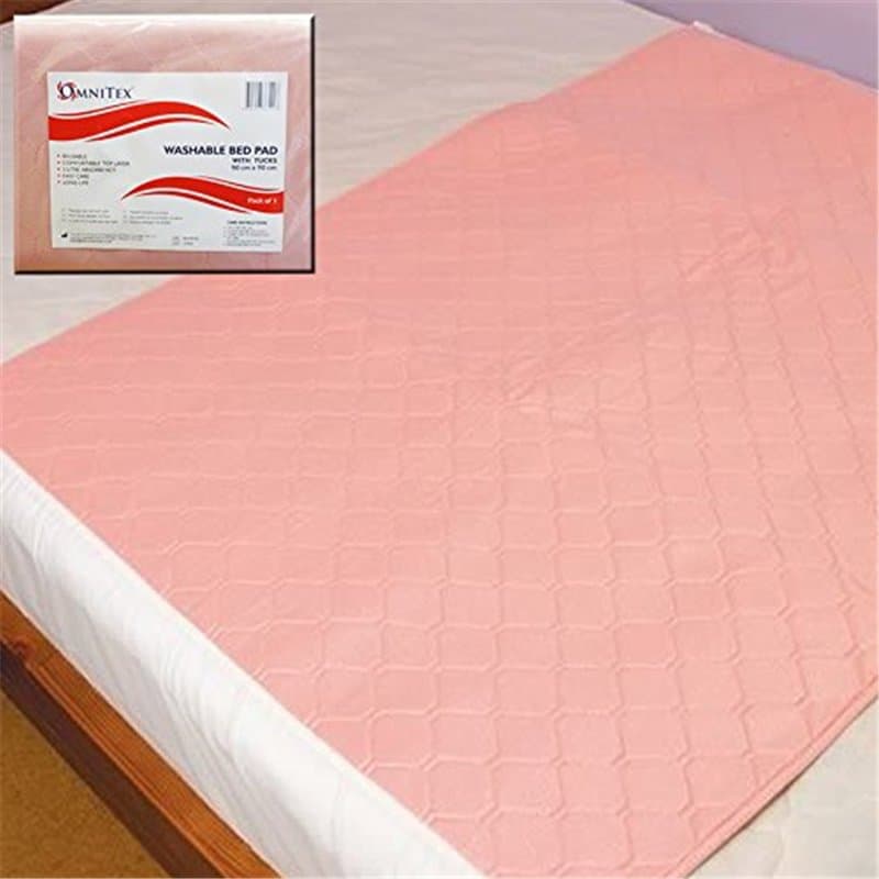 Omnitex Protège-lit lavable avec coussin d'incontinence 90 x 90 cm, capacité d'absorption 3 l
