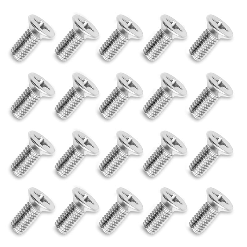 Lot de 20 vis de rotor pour disques de frein de voiture, vis à disque de frein en acier inoxydable 93600-06014-0H Rotor Screw