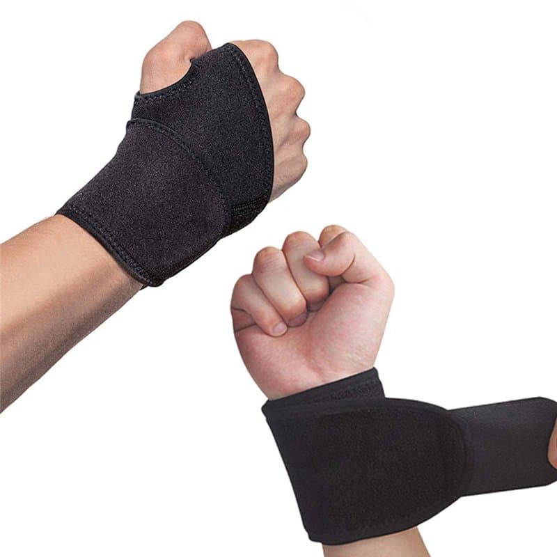 Hually Protège Poignet, (1 Paire) Poignet Protège Bandage Protection de Poignets, pour Réduire Pression du Poignet/Chaleur du Po