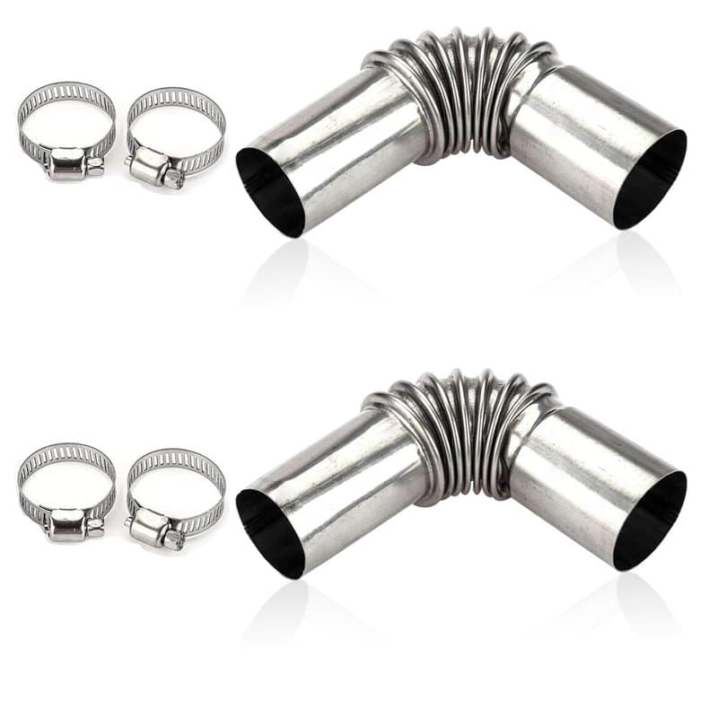 Manchon Echappement, Tube Inox Echappement 25 mm - Pour chauffage auxiliaire de voiture - Chauffage diesel - Accessoires de tuya