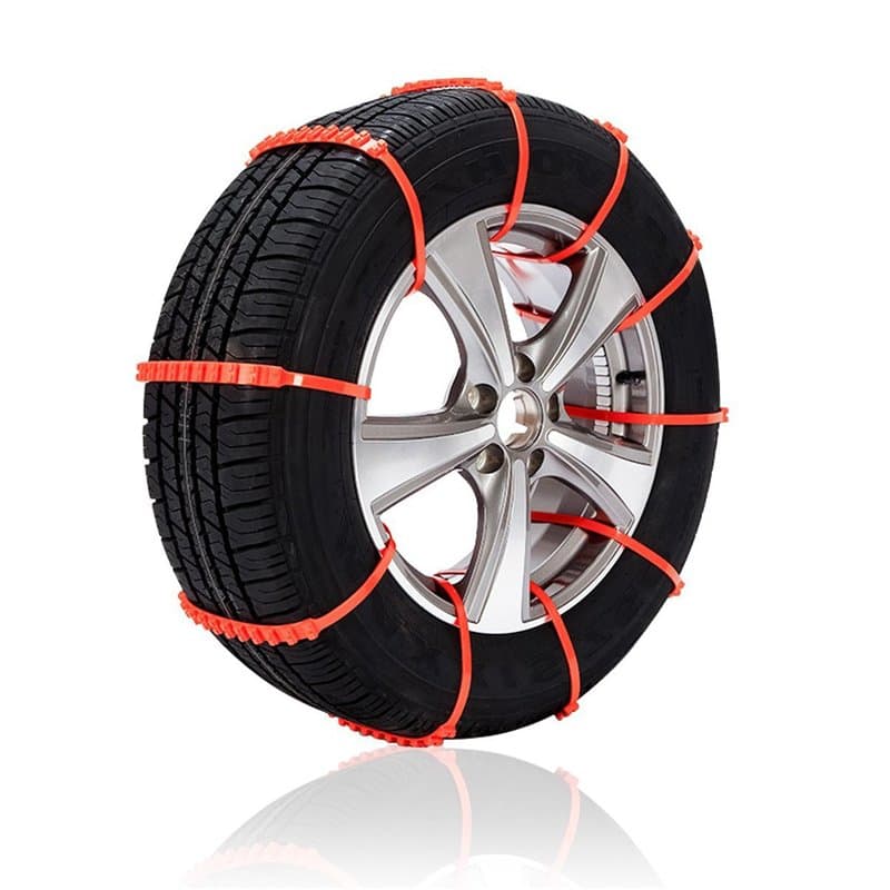 OFKPO 10 Pcs Chaînes à Neige de Tire Voiture, Chaînes Antidérapant, Tire Chaînes pour Voiture de Extérieure