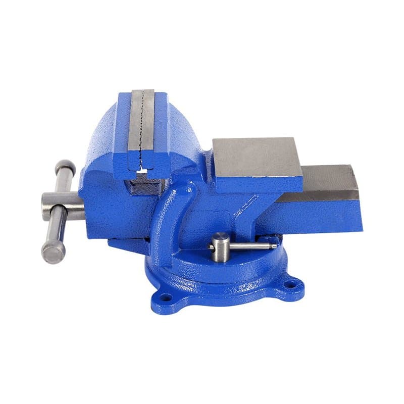 Étau parallèle d'établi 4 pouces, Étau de banc pivotant Étau atelier Étau d'établi Étau rotatif 360 ° avec enclume, Étau pour Ét