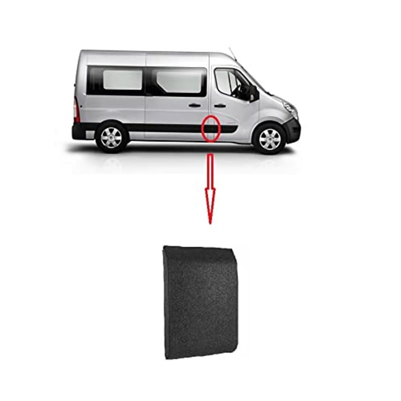 Poteau de Porte Panneau de Moulure Bande Baguette Latérale Droit (Châssis Court) Compatible pour Master III, Movano B, NV400 201