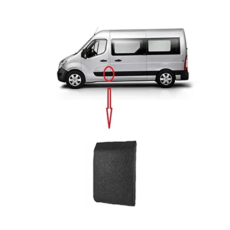 Poteau de Porte Panneau de Moulure Bande Baguette Latérale Gauche (Châssis Court) Compatible pour Master III, Movano B, NV400 20
