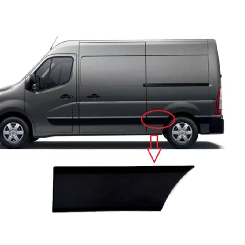 Panneau de Moulure Bande Trim Central Côté Gauche Arrière (Châssis Court) Compatible pour Master III, Movano, NV400 2011-2019 OE