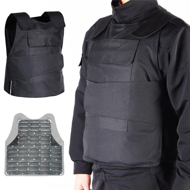 NorthSpoor Gilet Anti-Poignarde, Gilet De Protection Anti-Perforation Avant Et Arrière. L'équipement est Confortable et Portable