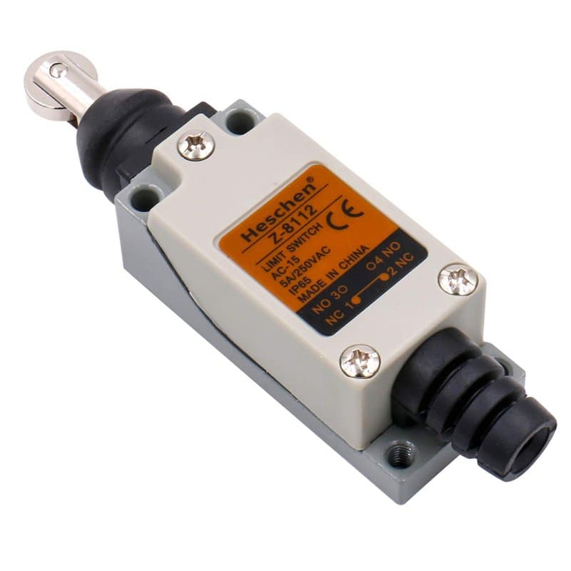 Heschen - Interrupteur Z-8/112 - Rouleau piston parallèle clos No + NC momentané 250VAC 5A CE-Énumérés IP65