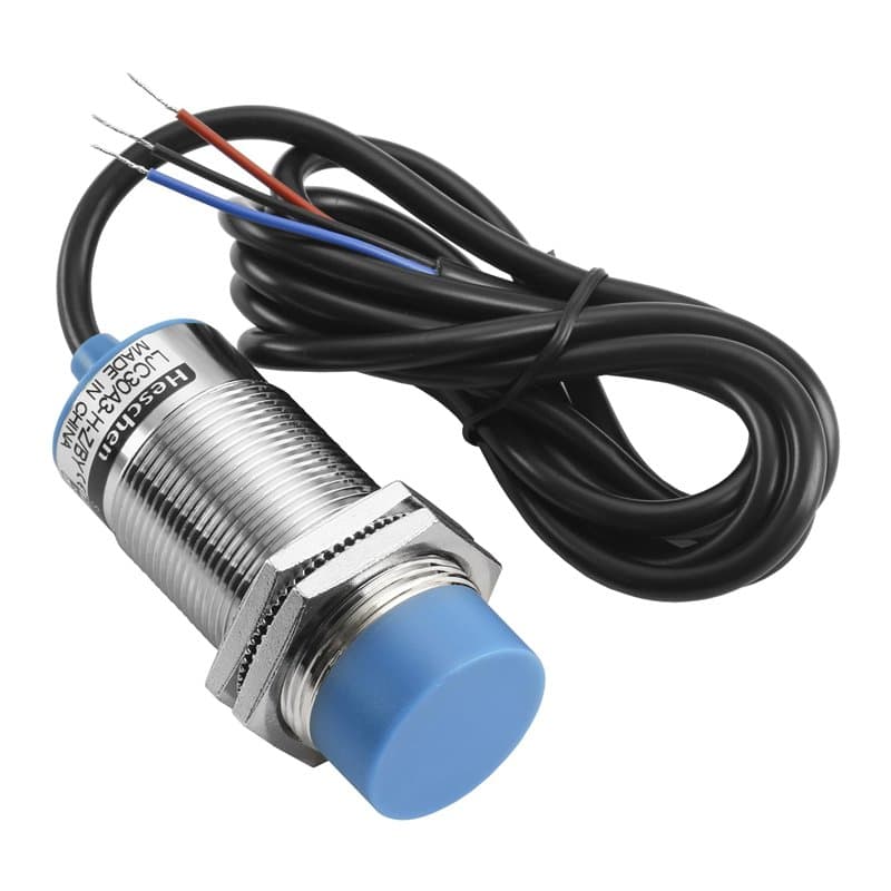 Heschen M30 Capacitif Capteur De Proximité Commutateur, Type de non-bouclier, LJC30A3-H-Z/BY, Détecteur 1-15mm, 10-30VDC 200mA,