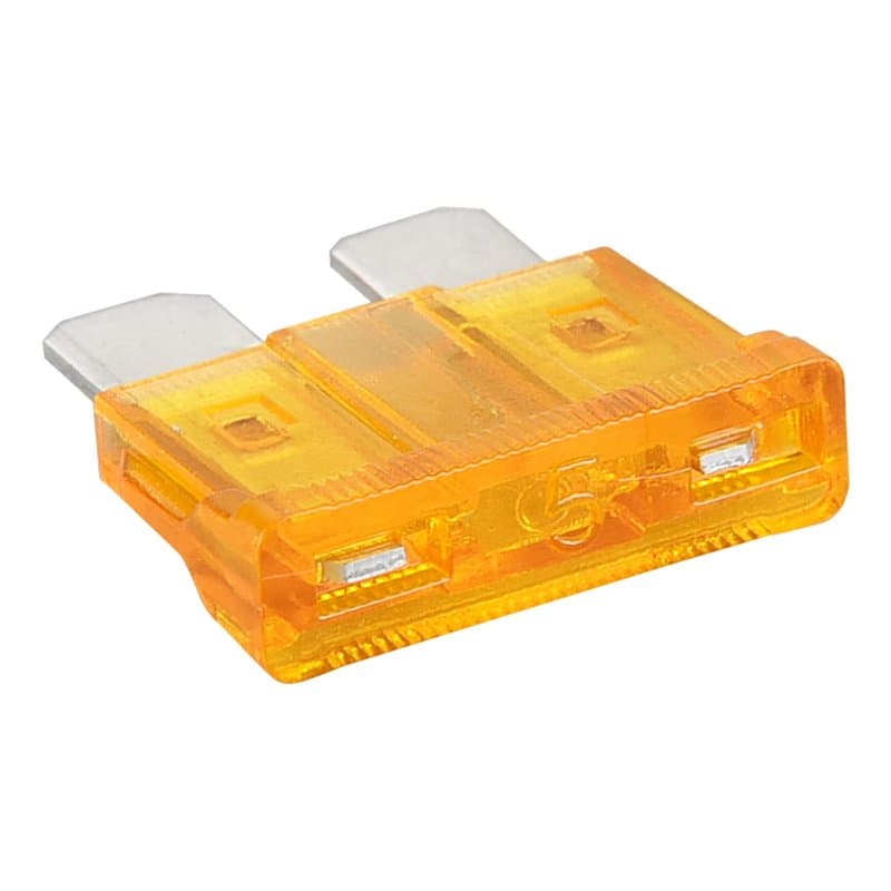 Heschen Lot de 50 fusibles à lame standard ATC-5 pour voiture et camion 5 A Orange