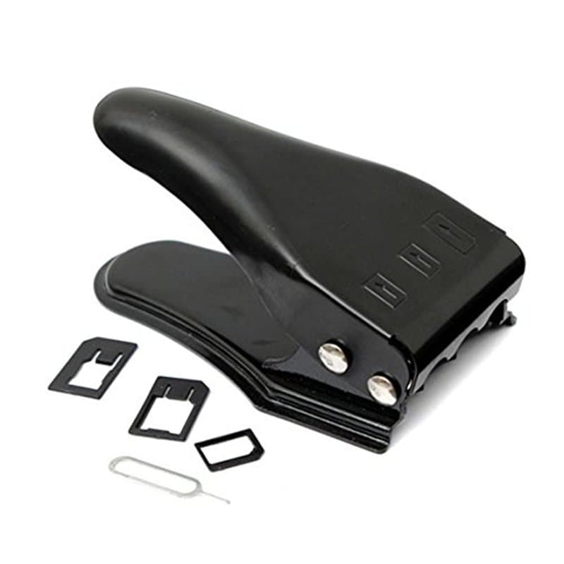3 EN 1 Coupeur pour nano sim + 3 adaptateurs Nano Sim/Micro/Sim Card compatible Mini iPad/iPhone5/iphon4/iPhone3/Galaxy S3/ Sams