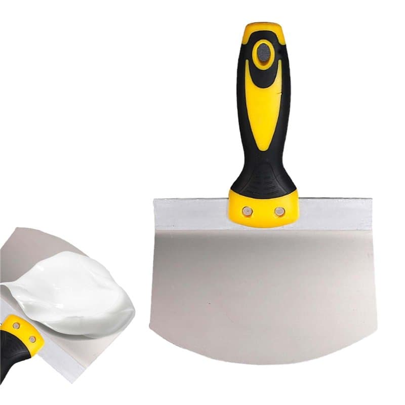SHUOHONG Spatule Enduit, Spatules en Acier Inoxydablecouteau a Enduire avec Poignée Antidérapant, Spatule Bricolage, Spatule Mas