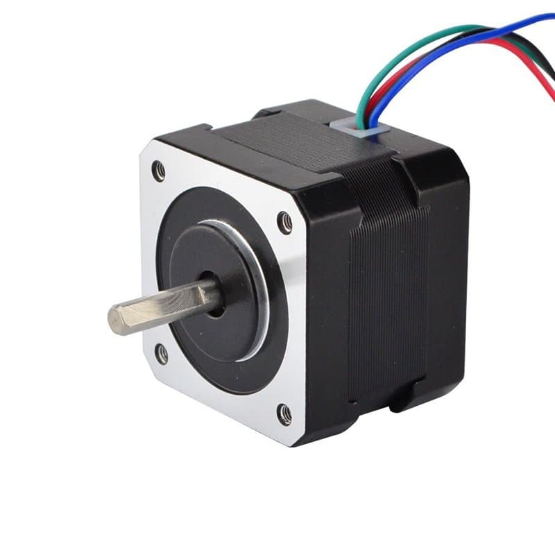 STEPPERONLINE Nema 17 Moteur pas a pas Bipolaire 1.8deg 26Ncm 0.4A 12V 42x34mm 4 Fils pour Imprimante 3D, Machine CNC