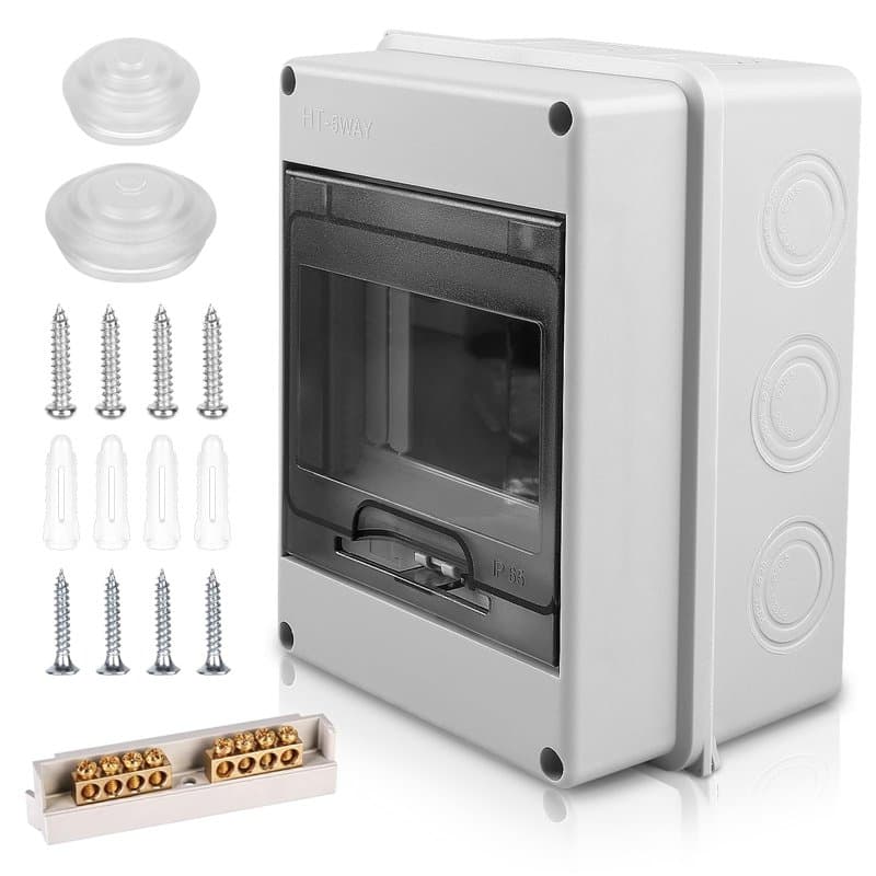 Coffret Electrique Etanche Exterieur Boîtier: Boîte Etanche Electrique Exterieur IP65, Tableau Electrique 1 Rangée, Boîtier Elec