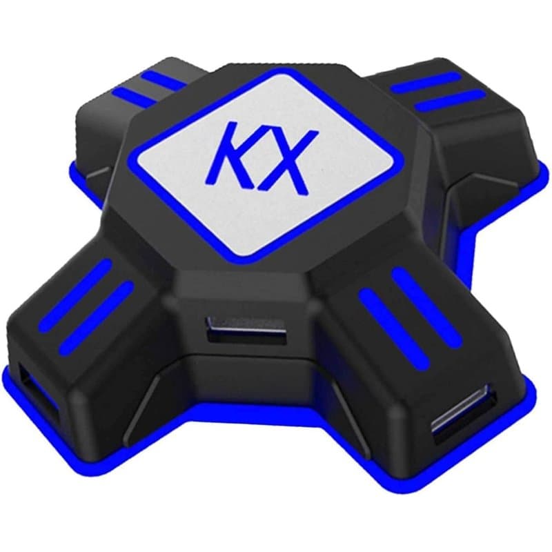 GZW-Shop Adaptateur Convertisseur de Clavier et Souris pour Console Switch/Xbox One / PS4 / PS3,Support Touches de Clavier Perso