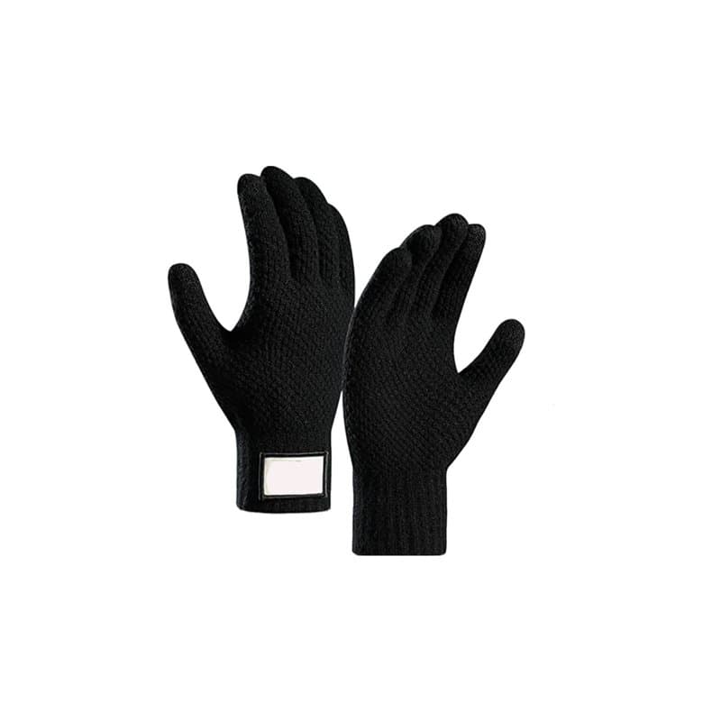 Gants Hiver Chauds Pour Hommes,Gants ࠅcran Tactile pour Smartphones,鰡issis Sport Chaud Randonn饠Doux Laine Textile Tricot Gants A