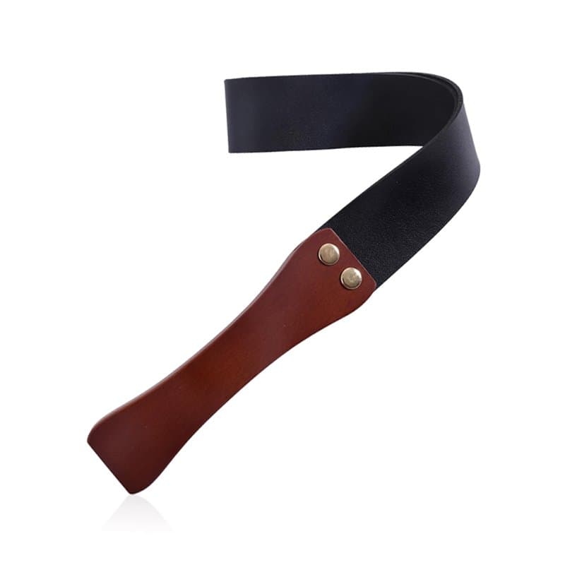 HDGSAFD Fouet D'Équitation 1 Pièce avec Manche en Bois, Fouet D'Équitation en Cuir PU, Outils D'Impact, Accessoires D'Équitation