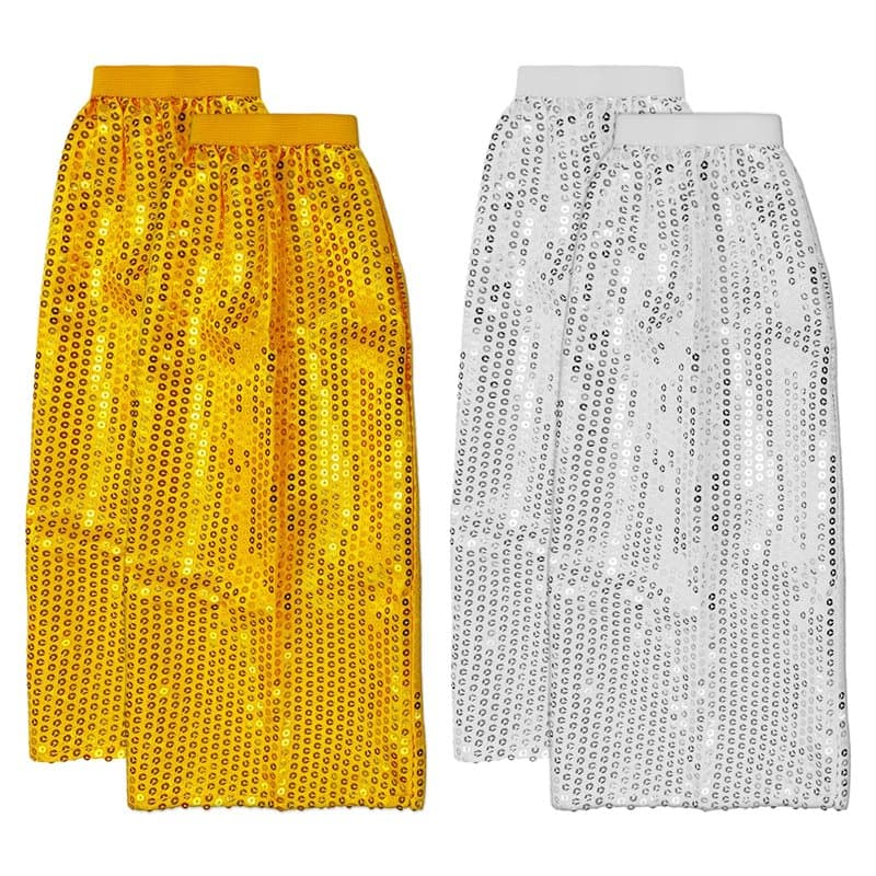 HDGSAFD 2 Paires De Couvertures De Jambes À Paillettes, Couvercles De Jambes Brillantes, Couvertures De Jambes À La Mode Et Pers