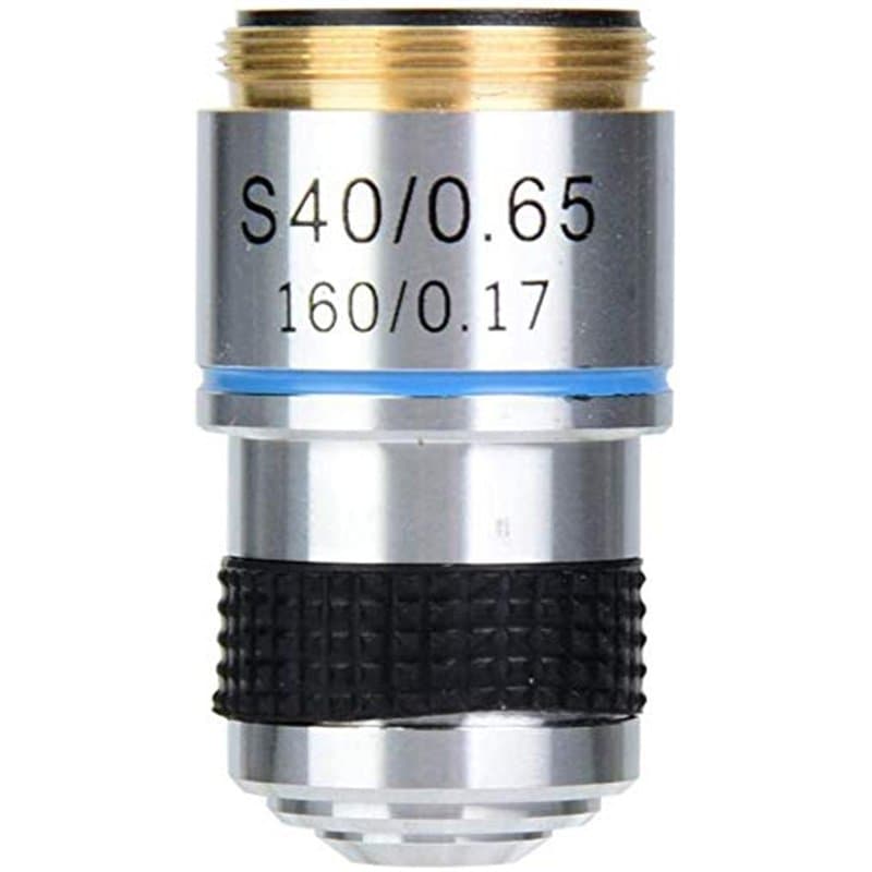 POFET 40X Objectif Achromatique 185 Microscope Biologique Objectifs Achromatiques Objectif 160/0.17