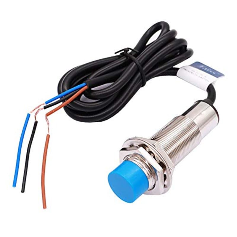 Taiss/1Pcs Détecteur de M18 8mm détection DC 5V NPN NO,Normalement Ouvert,Cylindre Capteur de Proximité Inductif Commutateur Ten