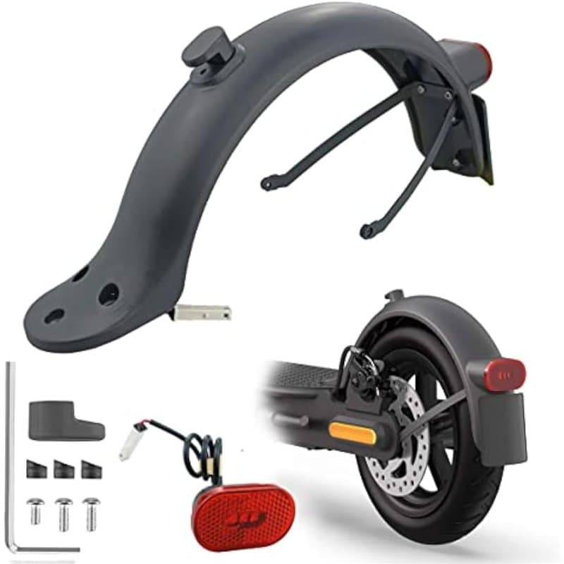 Vexillic Electrique Garde Boue, Garde Boue Trottinette Arrière Trottinette Support Métallique pour Xiaomi Mijia M365 1s Essentia