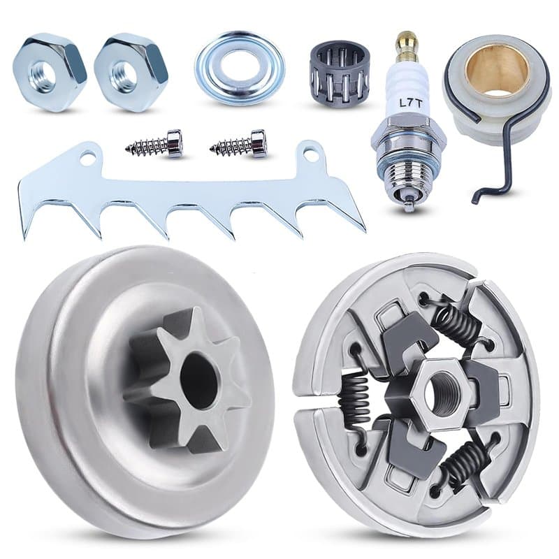 Adefol Kit de Pignon pour STIHL 021 023 025 MS210 MS230 MS250 Tronçonneuse, Pignon + Tambour d'embrayage + Griffes + Roulement +