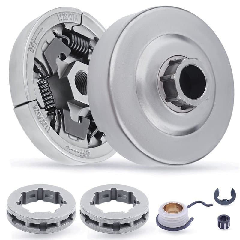 ADEFOL Kit de Pignon et Embrayage pour Tronconneuse STIHL MS441 MS440 MS460 MS362 MS361 044 046, 7-Dents Pignon + 3/8" Pignon +