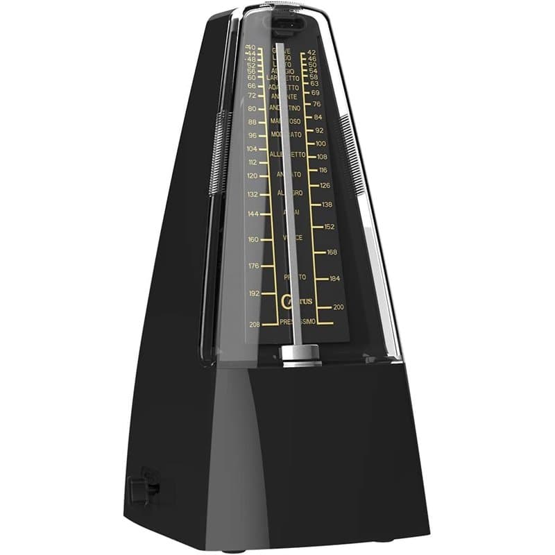Cantus Métronome mécanique avec avertissement sonore sans piles 350 Black