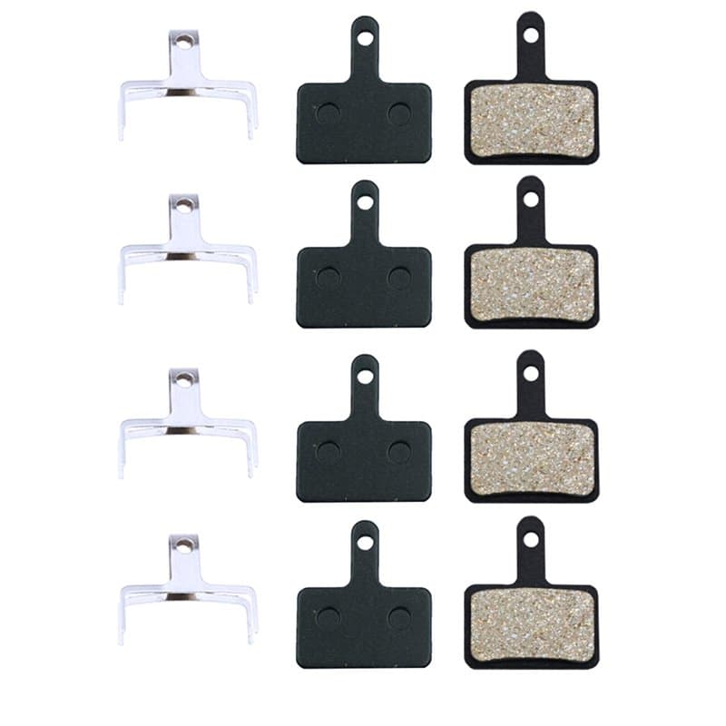 Lot de 4 paires de plaquettes de frein à disque en résine semi-métallique de rechange pour Tektro A10.11 E10.11 P20.11 Aquila Au
