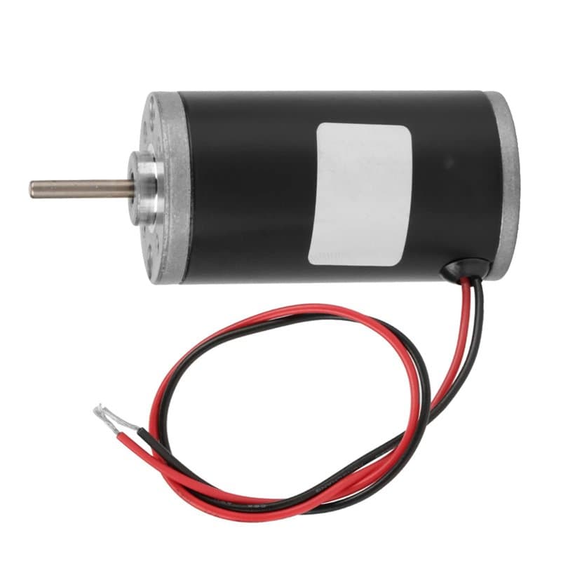 31ZY Moteur à courant continu à aimant permanent Moteur à engrenage électrique réversible pour générateur de bricolage CW/CCW (2