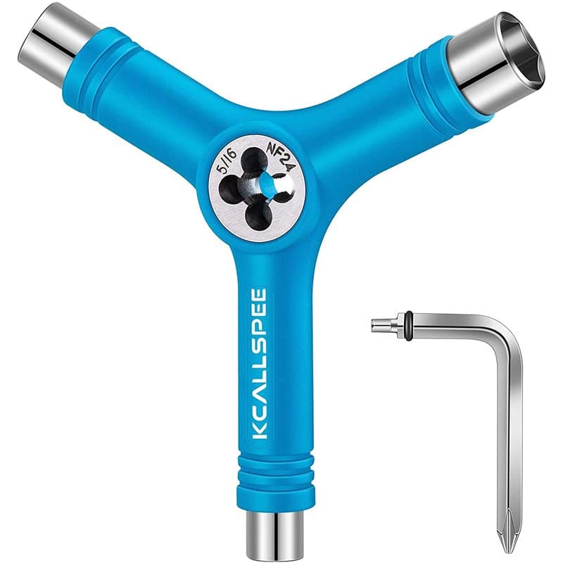 Namvo Skate Tools Matériel Outil pour Skateboard Clé Anglais, Skateboard Y-Tool pour Montage, Démontage, Réparation et Remplacem