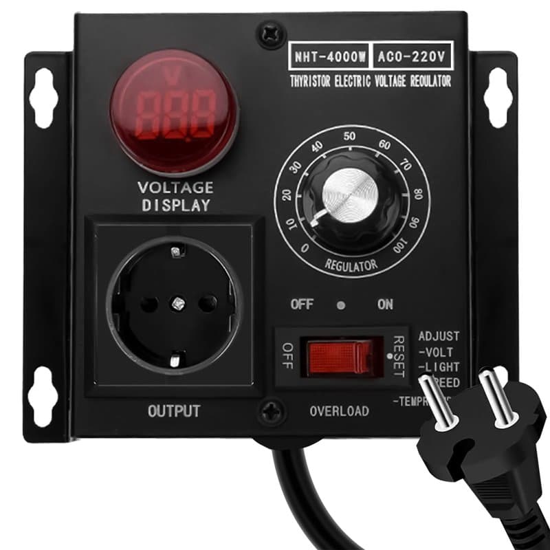 Regulateur De Tension,Ac 220v Variateur De Vitesse Pour Moteur, Contrôleur De Vitesse Du Moteur,Régulateur De Vitesse Du Moteur,