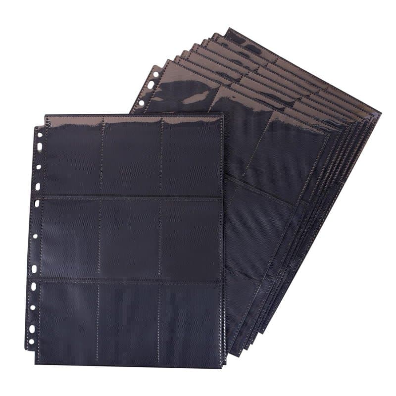 630 Pochettes pour Cartes Pokemon, 35 Pages Pochettes Game Collection Double Face, Pochettes Vierges Pokemon Trading Card Sleeve