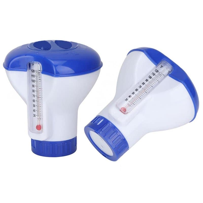 Distributeur de produits chimiques pour piscine, spa - Distributeur flottant de tablettes de chlore pour extérieur, intérieur, p