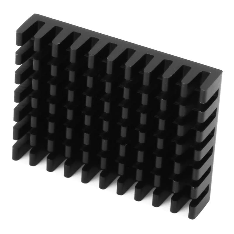 Dissipateur thermique de refroidissement en aluminium 5 pièces, module de dissipateur de chaleur pour puce de carte électronique