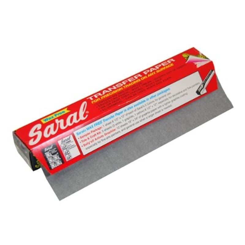 Saral Papier transfert noir graphite, rouleau de 30,5 cm x 3,7 m