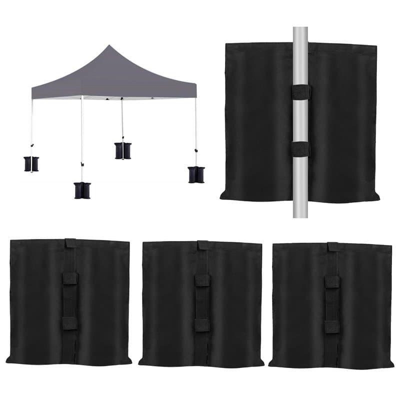 Poids pour Tonnelle, Sacs de Sable en Tissu Imperméable Oxford pour Lestage de Tonnelle, Sandbags pour Remplir Les Tentes, Les P