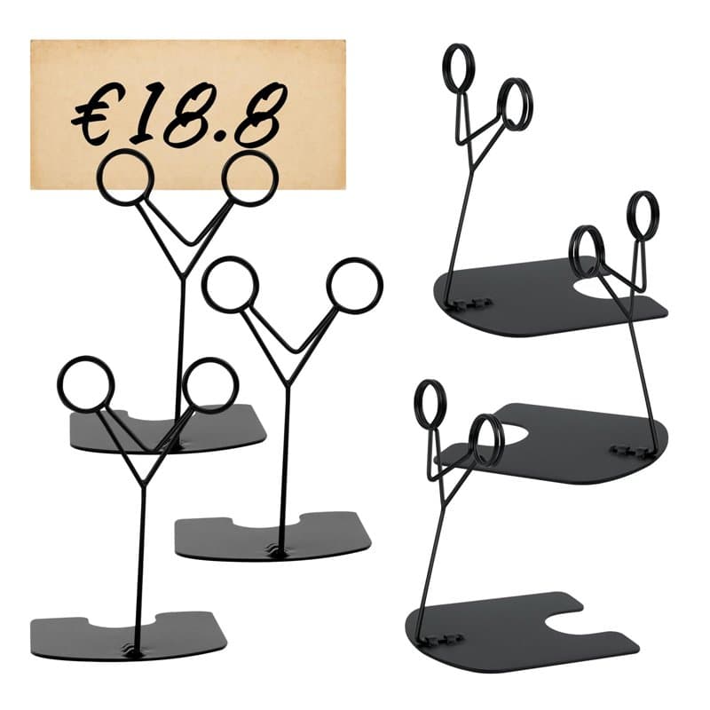 Prix Porte Etiquette Supports, étiquette Porte Prix Clip, Présentoir D'étiquettes de Prix pour Boulangerie, Pâtisserie, Superma