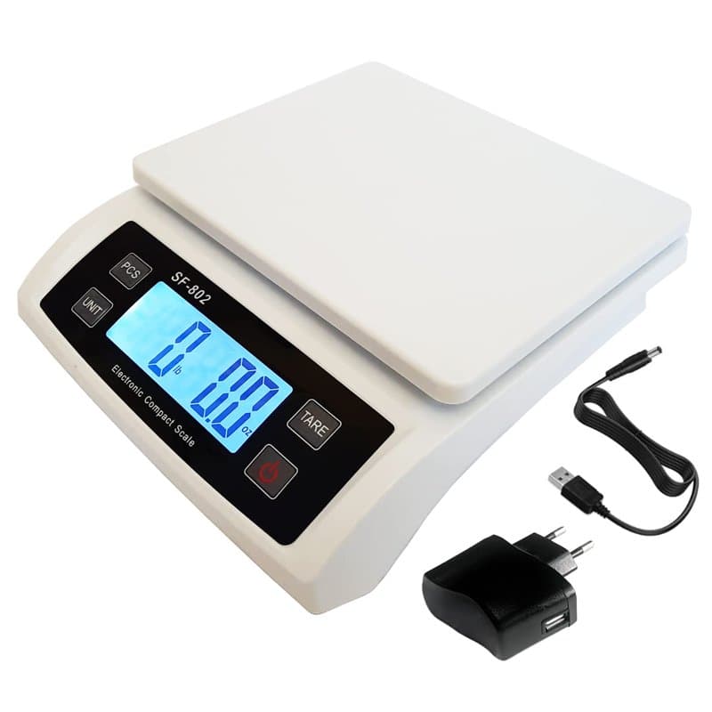 Eosphorus Balance Postale Numérique pour L'expédition de Colis Jusqu'à 30 kg, Balances de Pesage, Balance de Précision Multifonc